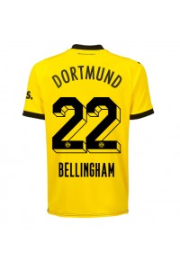 Fotbalové Dres Borussia Dortmund Jude Bellingham #22 Domácí Oblečení 2023-24 Krátký Rukáv
